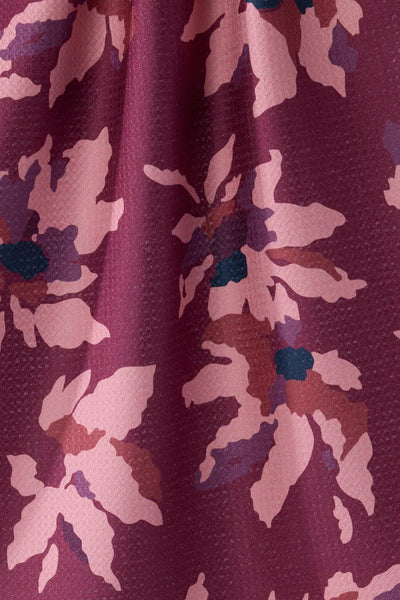 Geometry Mulberry Bloom Tea Towel