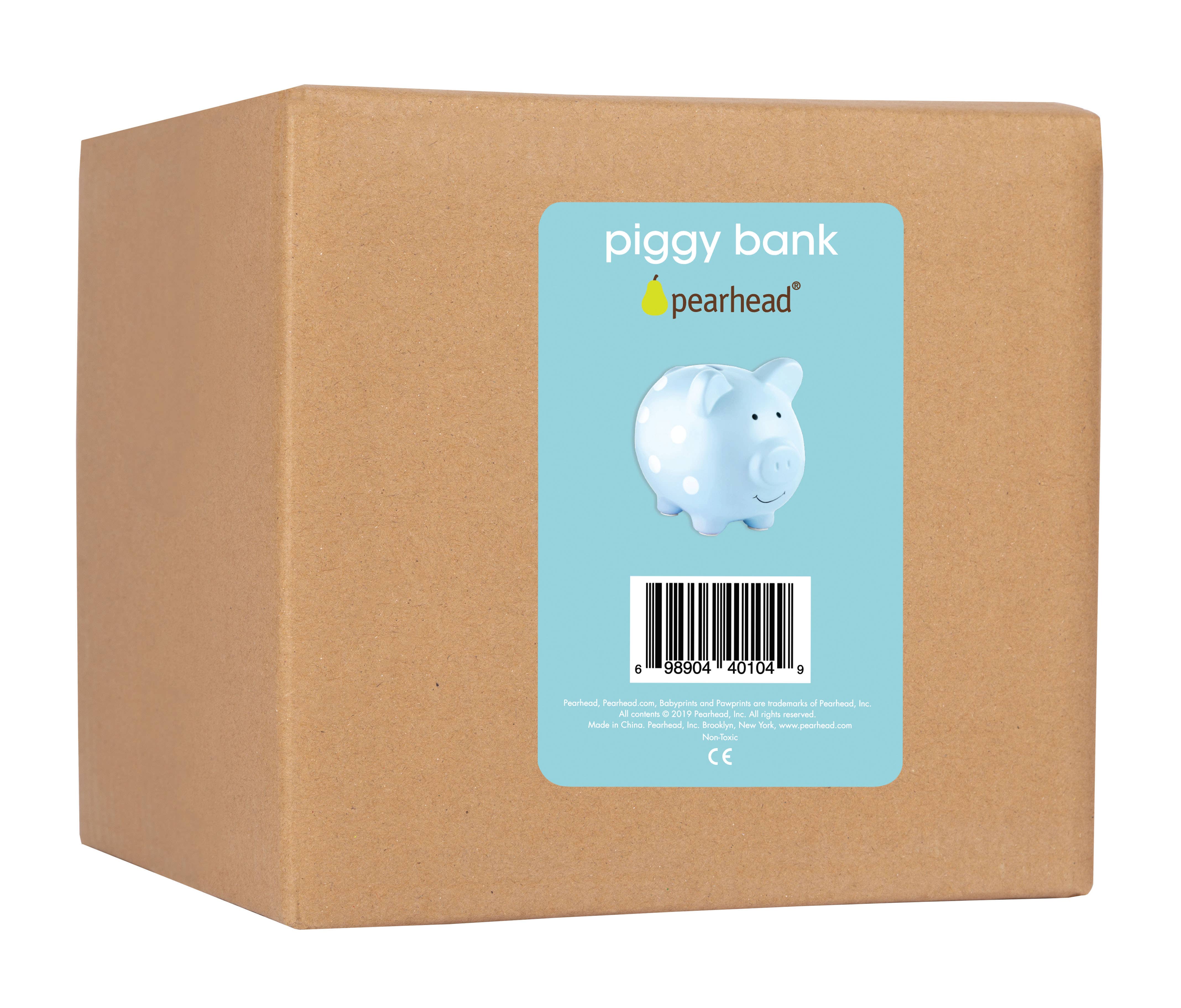 Polka Dot Piggy Bank: Pink