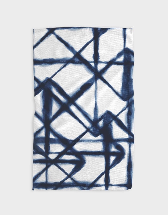 Geometry Windows In Tea Towel