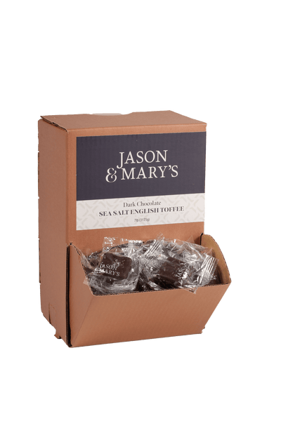 Bite Size Dark English Toffee With Sea Salt