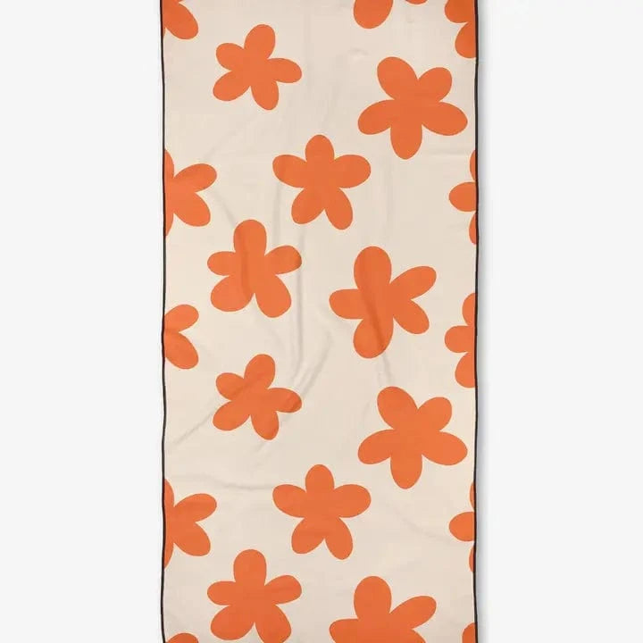 Geometry Sun Burst Bloom Beach Towel