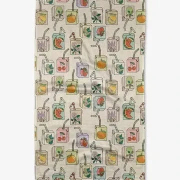 Geometry Juicebox Retro Tea Towel