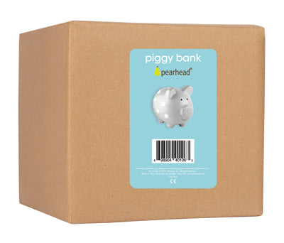 Polka Dot Piggy Bank: Pink