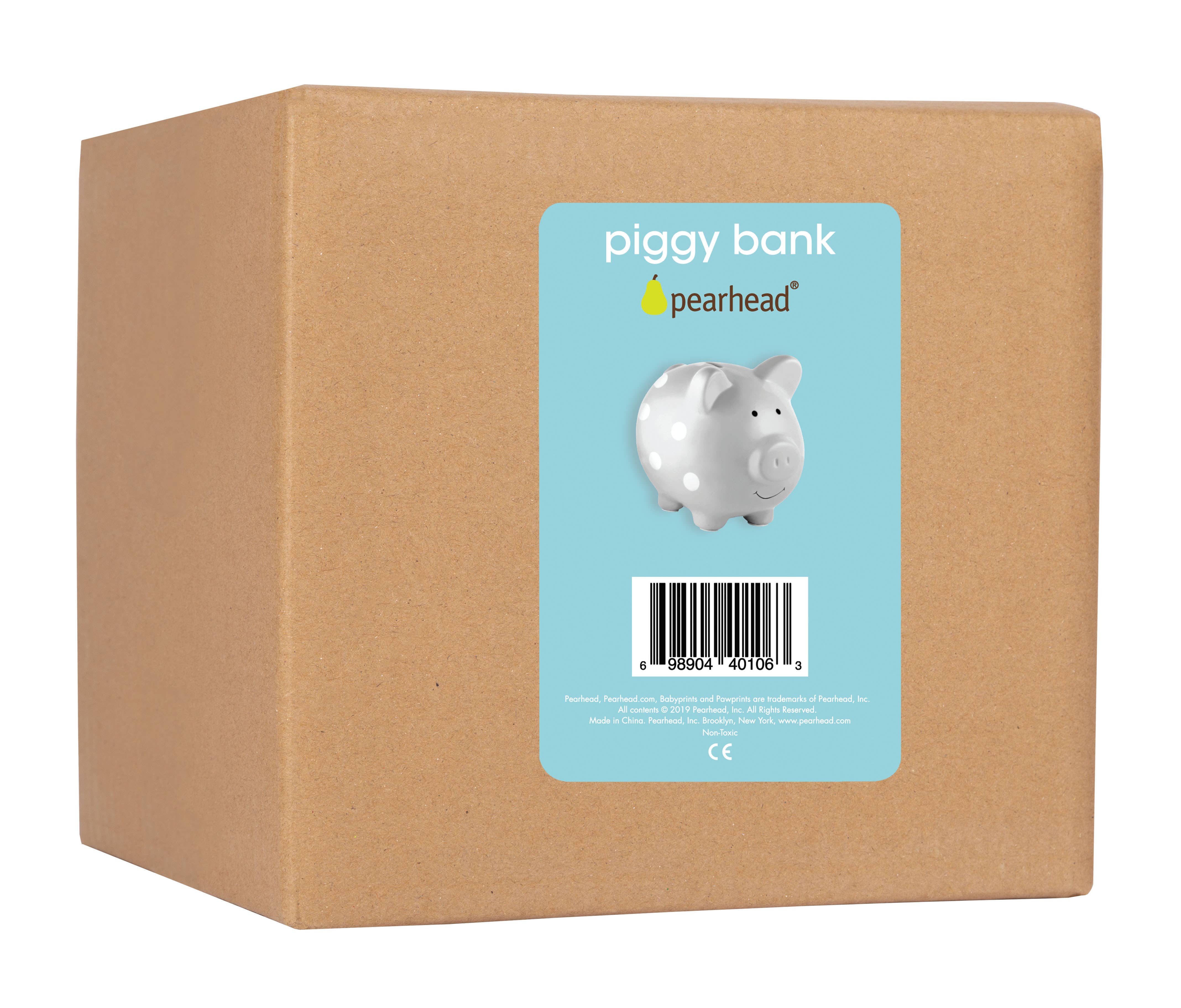Polka Dot Piggy Bank: Pink