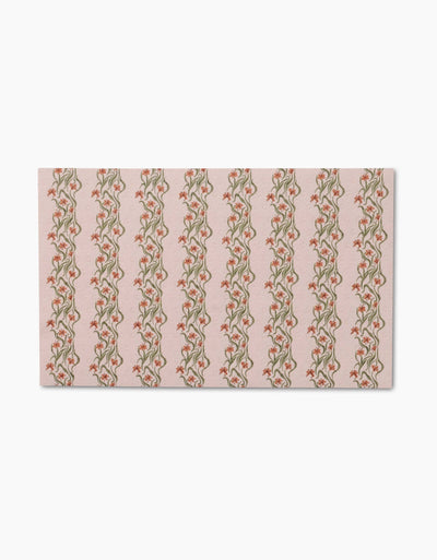 Floral Fall Stripe Not Paper Towel