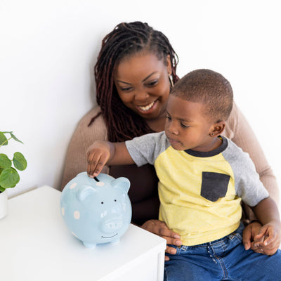 Polka Dot Piggy Bank: Pink
