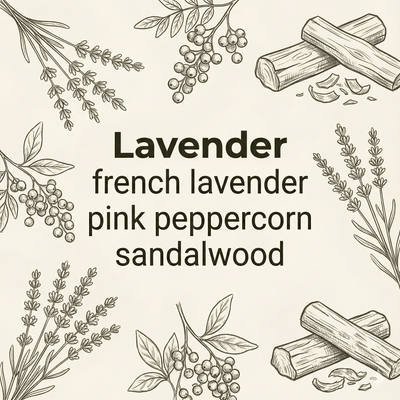 Lavender Soy Candle 5oz - Natural Small Batch