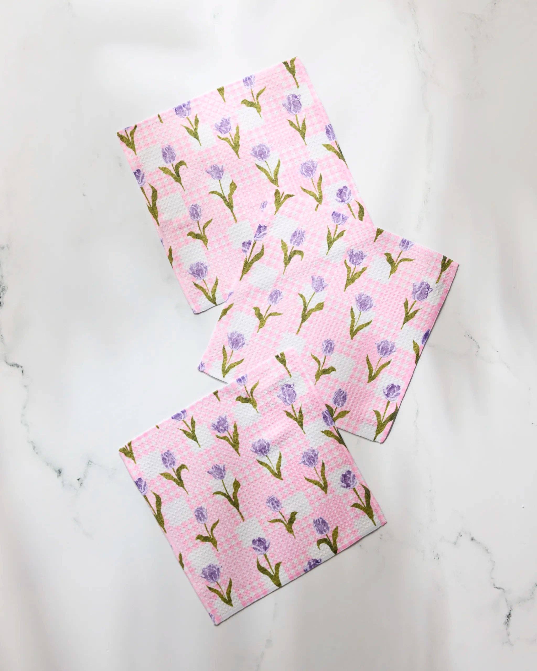 Tulip Town Dishcloth Set