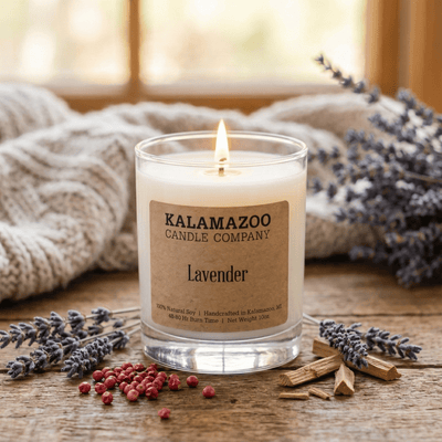 Lavender Soy Candle 10oz - Hand-Poured Michigan