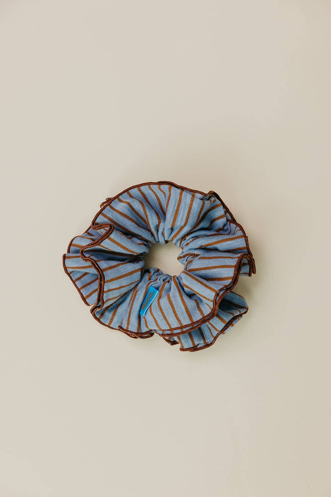 STRIPED CORSET SCRUNCHIE: PINK & MAROON