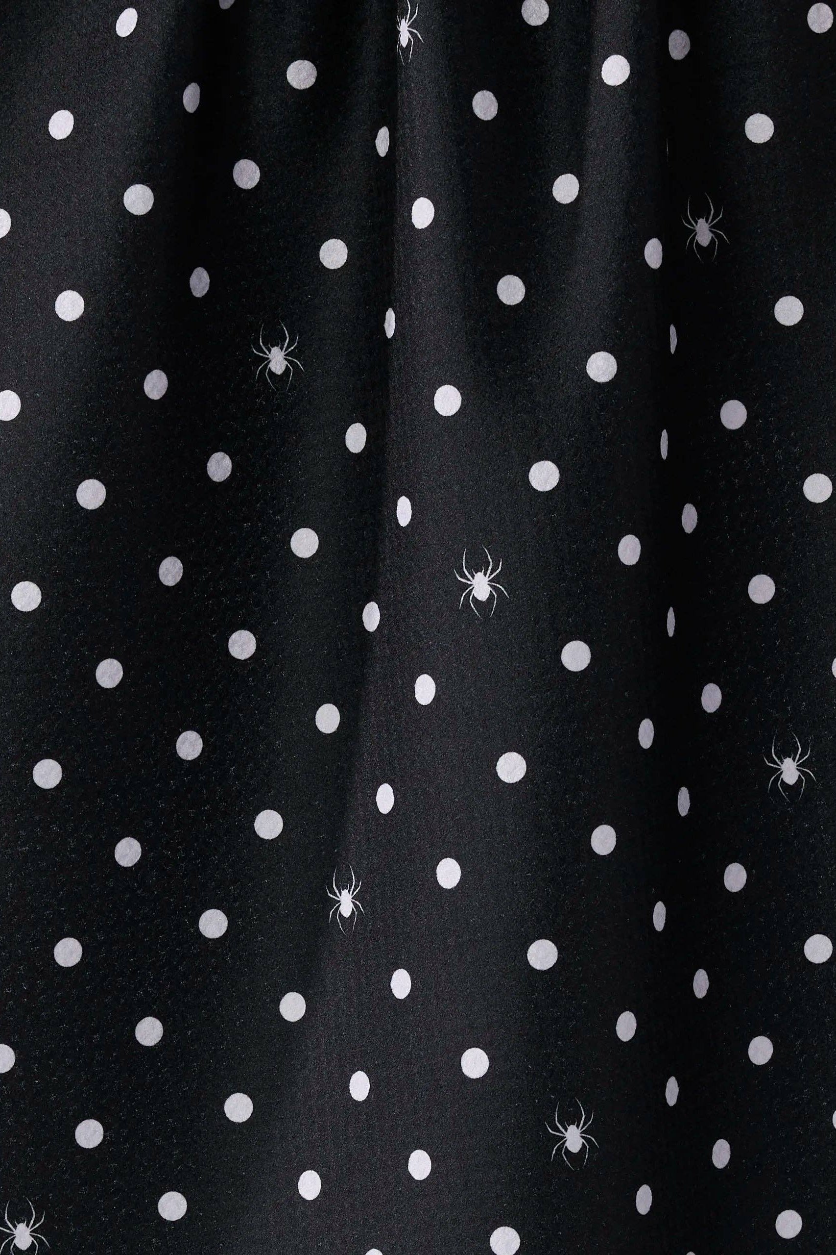 Spookydots Tea Towel: Black