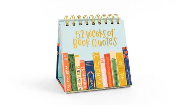 52 Weeks of Book Quotes - Desk Flip Calendar