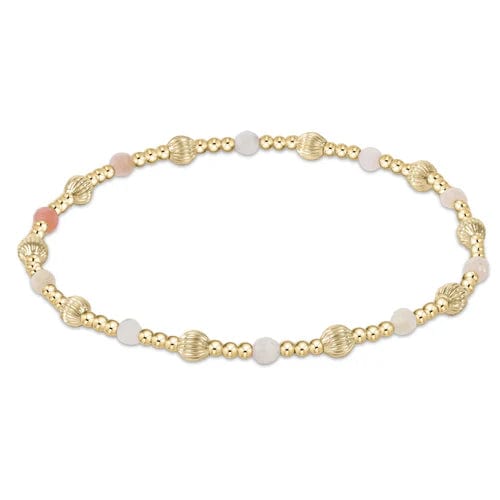 Dignity Sincerity 4mm Bracelet - Pink Opal