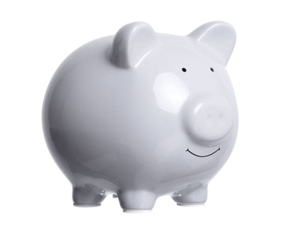 Ceramic Piggy Bank: Pink