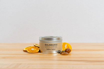 Golden Amber Candle 5oz Tin