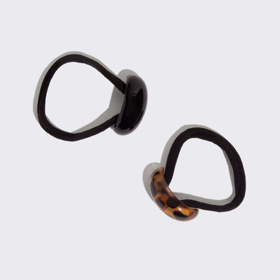 Black & Tort Cloud Cuffs - Small
