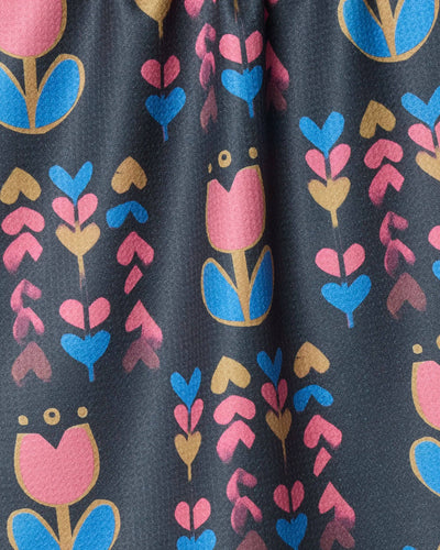 Geometry Tulip Patch Tea Towel