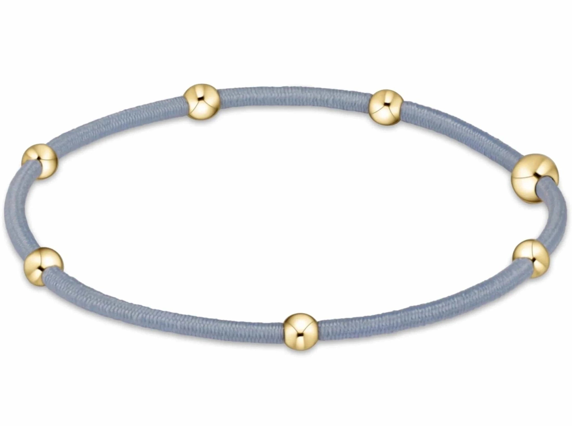 "E"ssentials Dusty Blue Bracelet