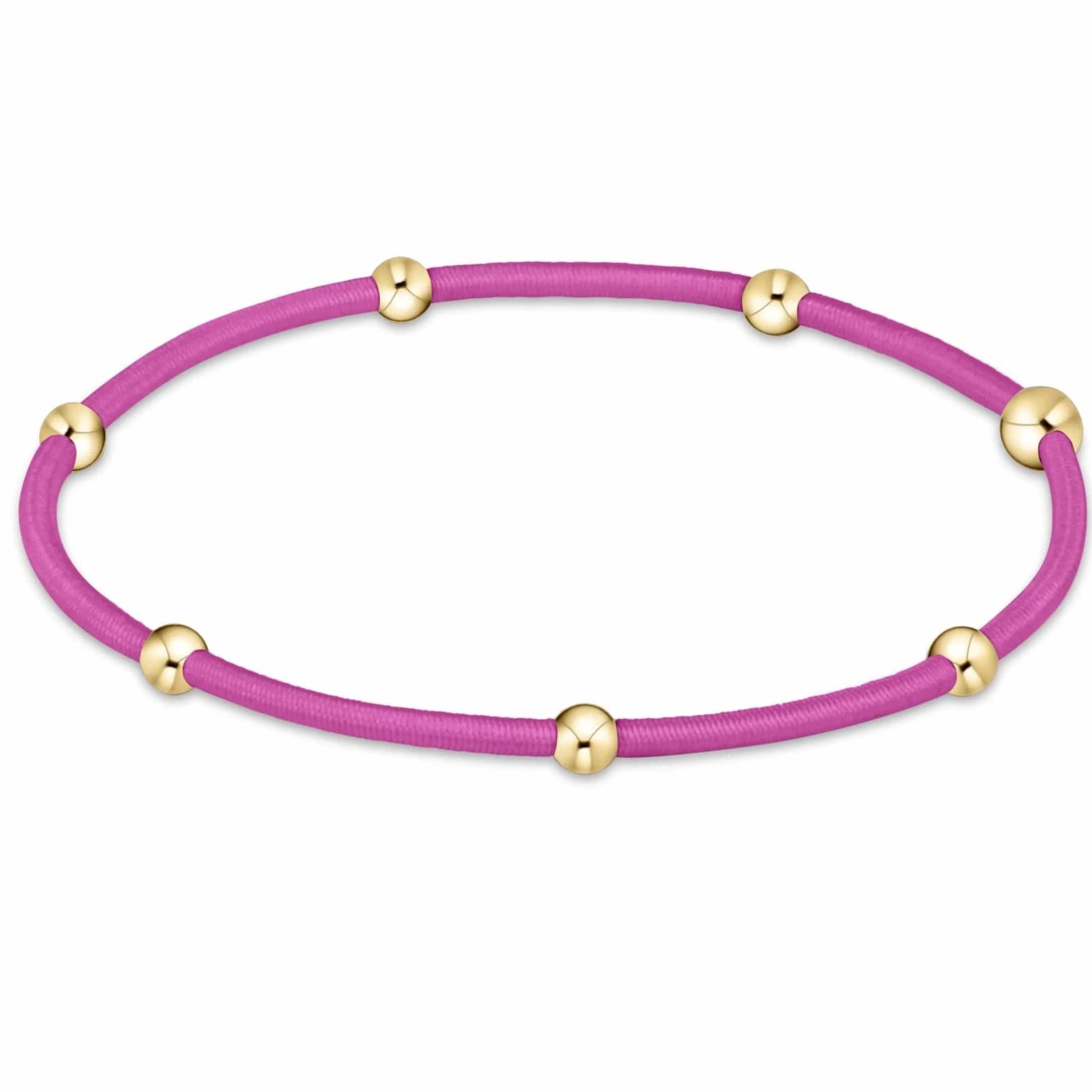 "E"ssentials Fuchsia Bracelet