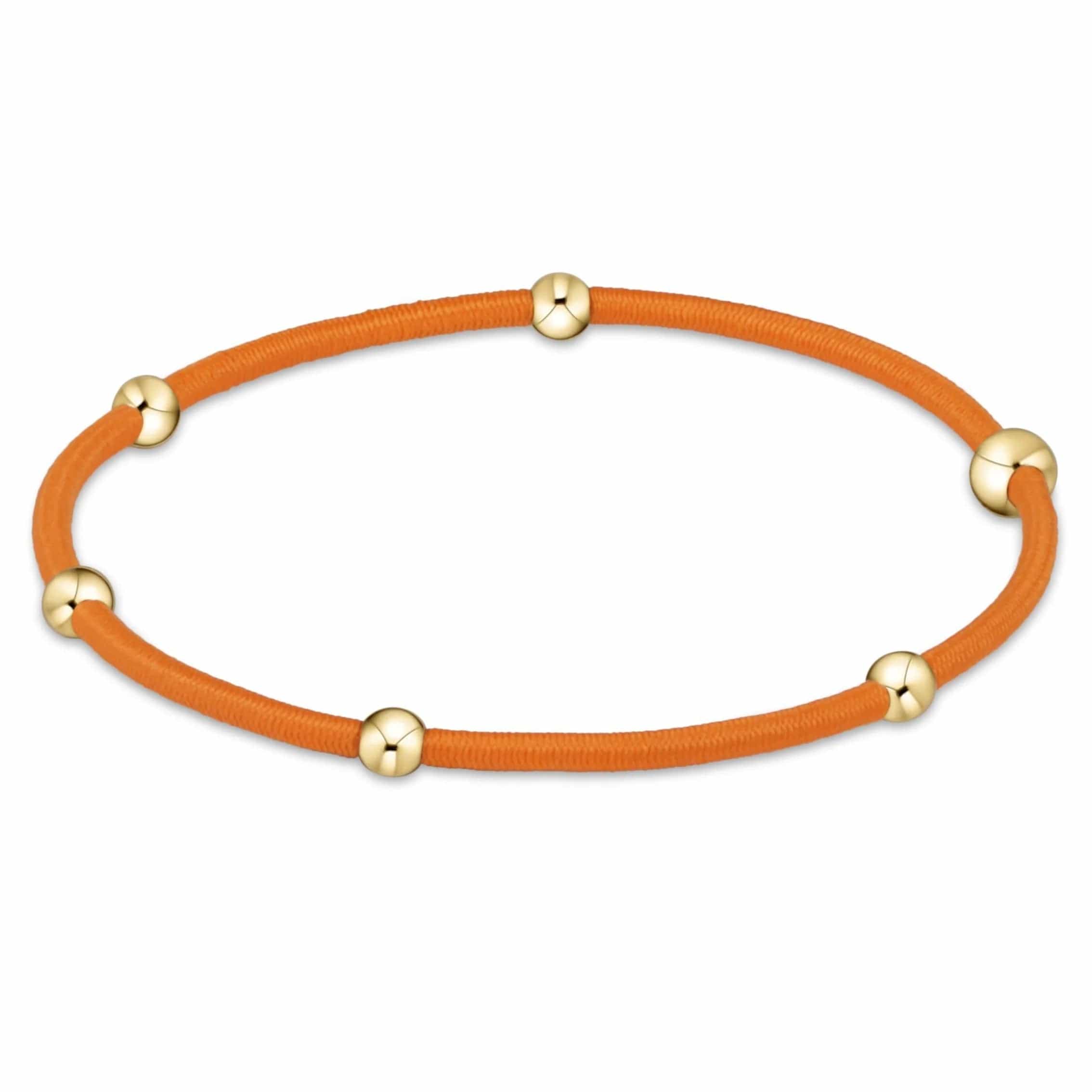 "E"ssentials Orange Bracelet