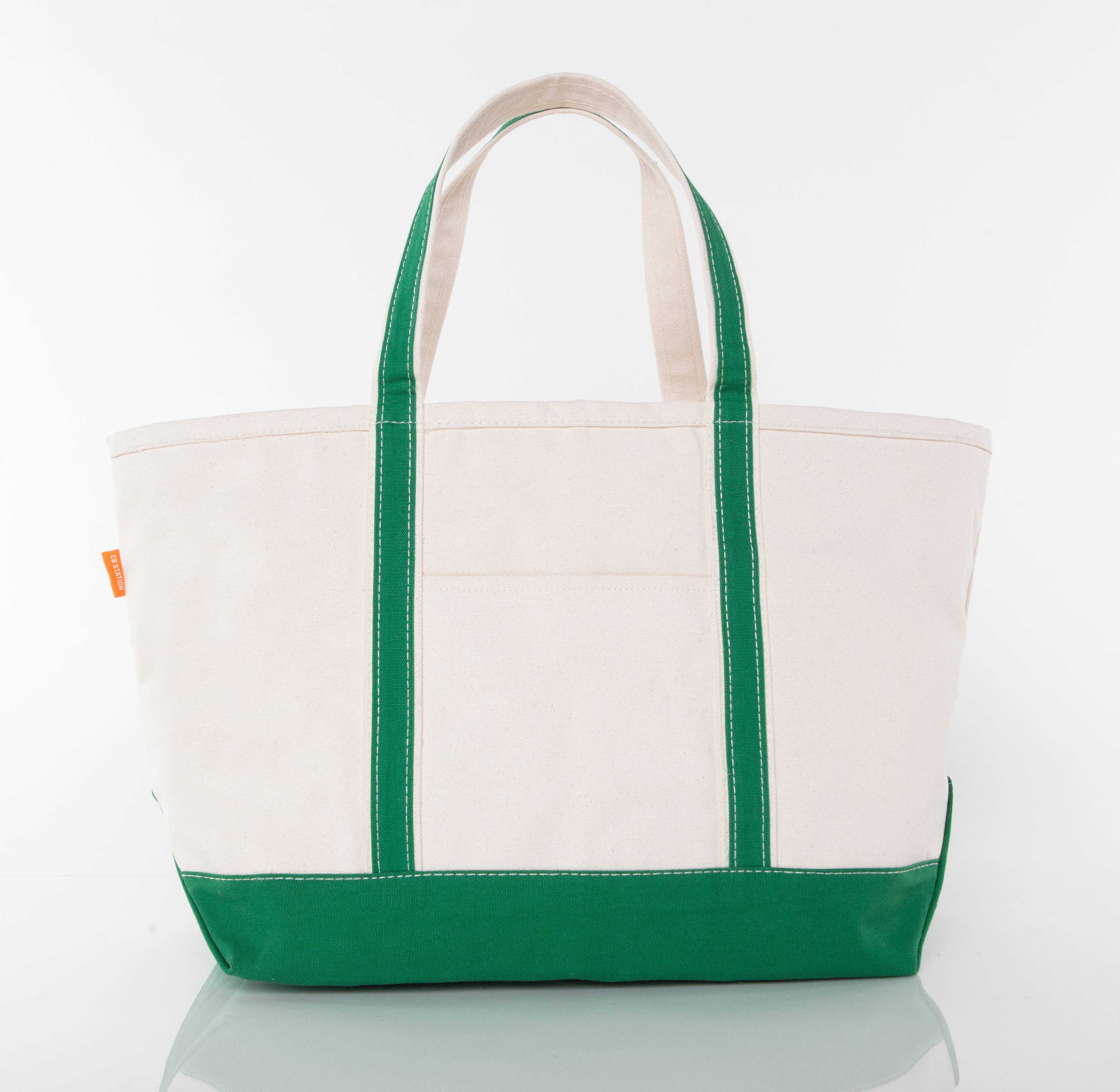 Large Classic Tote: Emerald