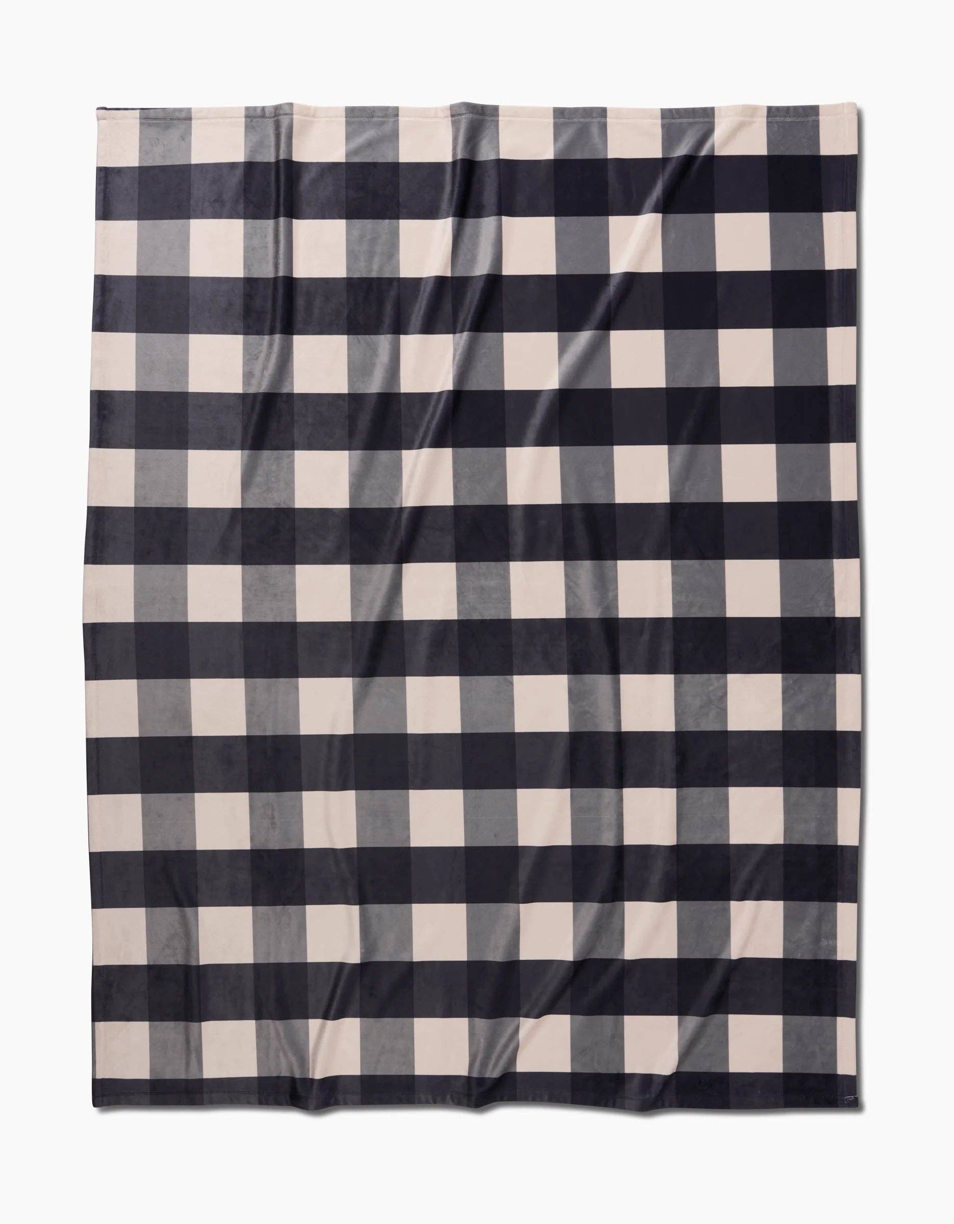 Snowy Gingham: Large - 60" x 80"