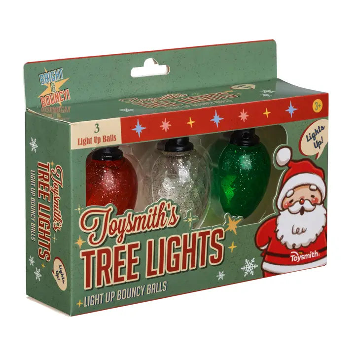 Holiday Light Up Bouncy Balls