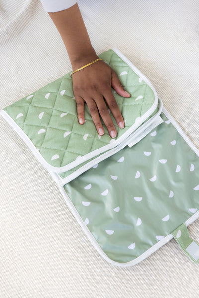 Organic Sage Travel Changing Mat, Diaper Bag Changing Pad