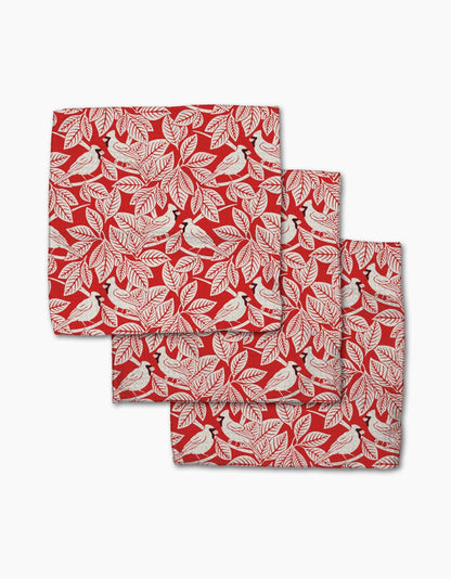 Cardinal Canopy Dishcloth Set