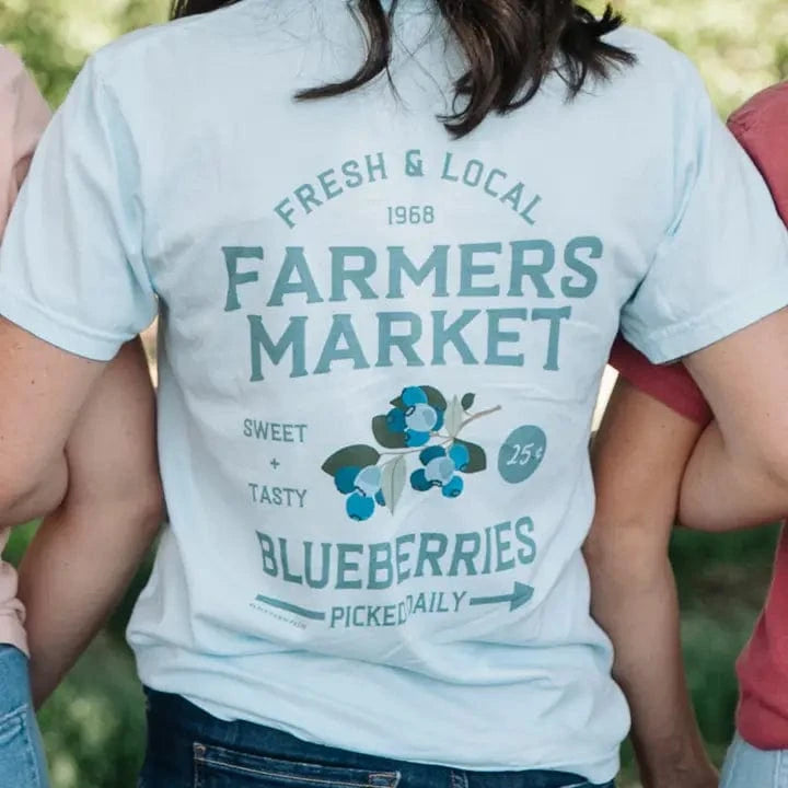 Blueberry Farmers Market Tee