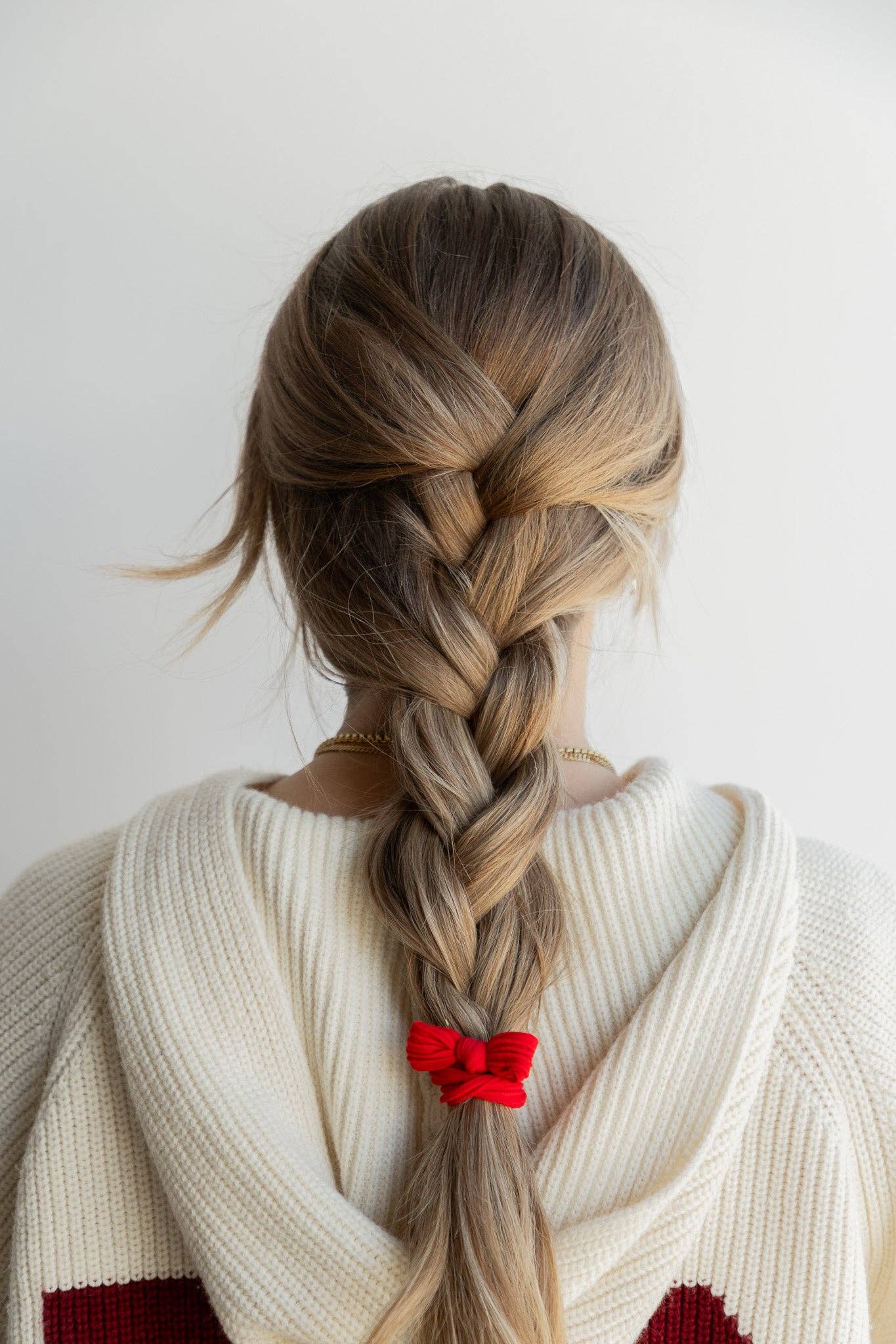 BOW SLICK BACK HAIR TIES: ROYAL BLUE