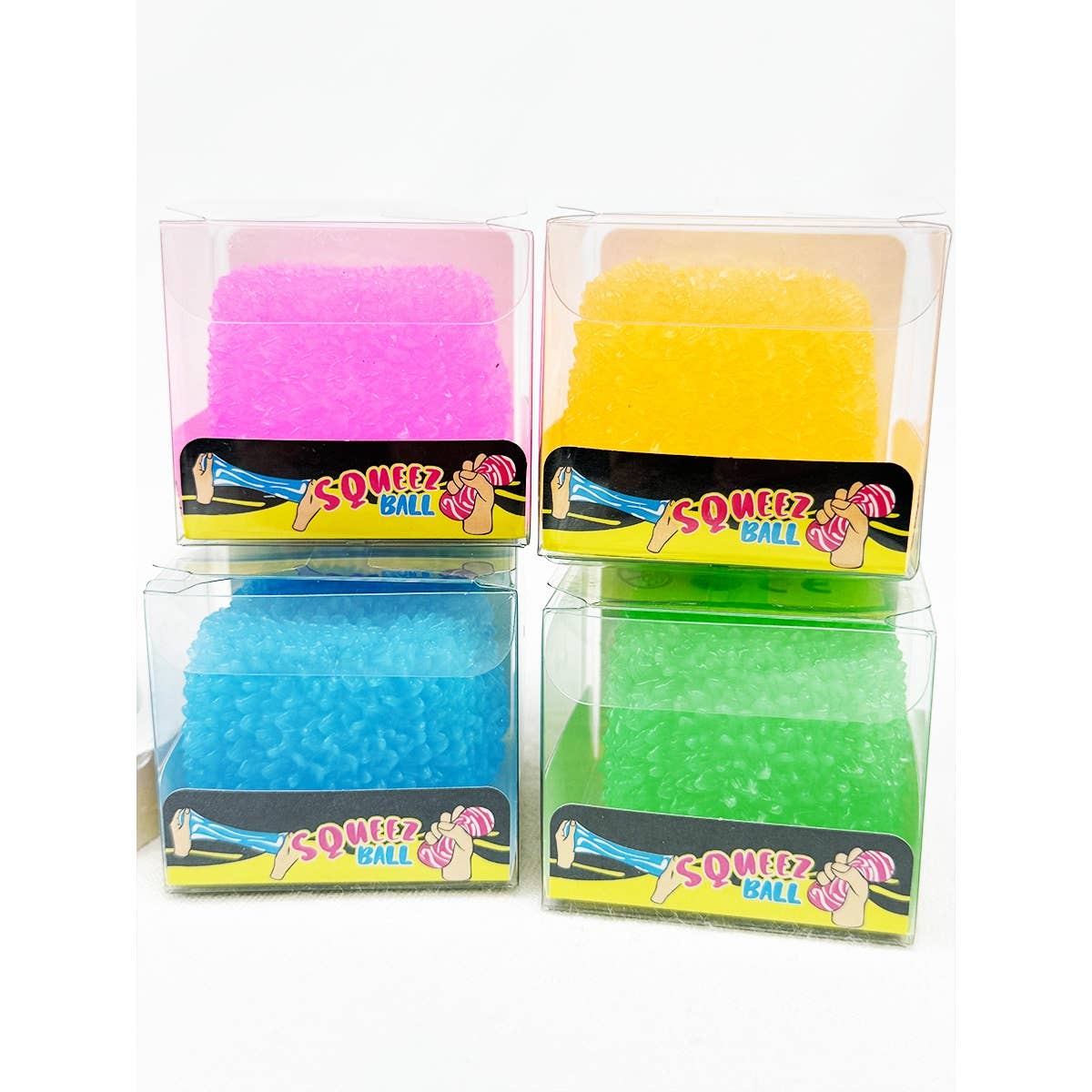 Viral Textured Ice Cube Squishy Toy