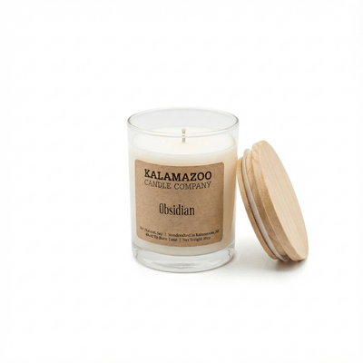 Obsidian Soy Candle 10oz - Hand-Poured Michigan