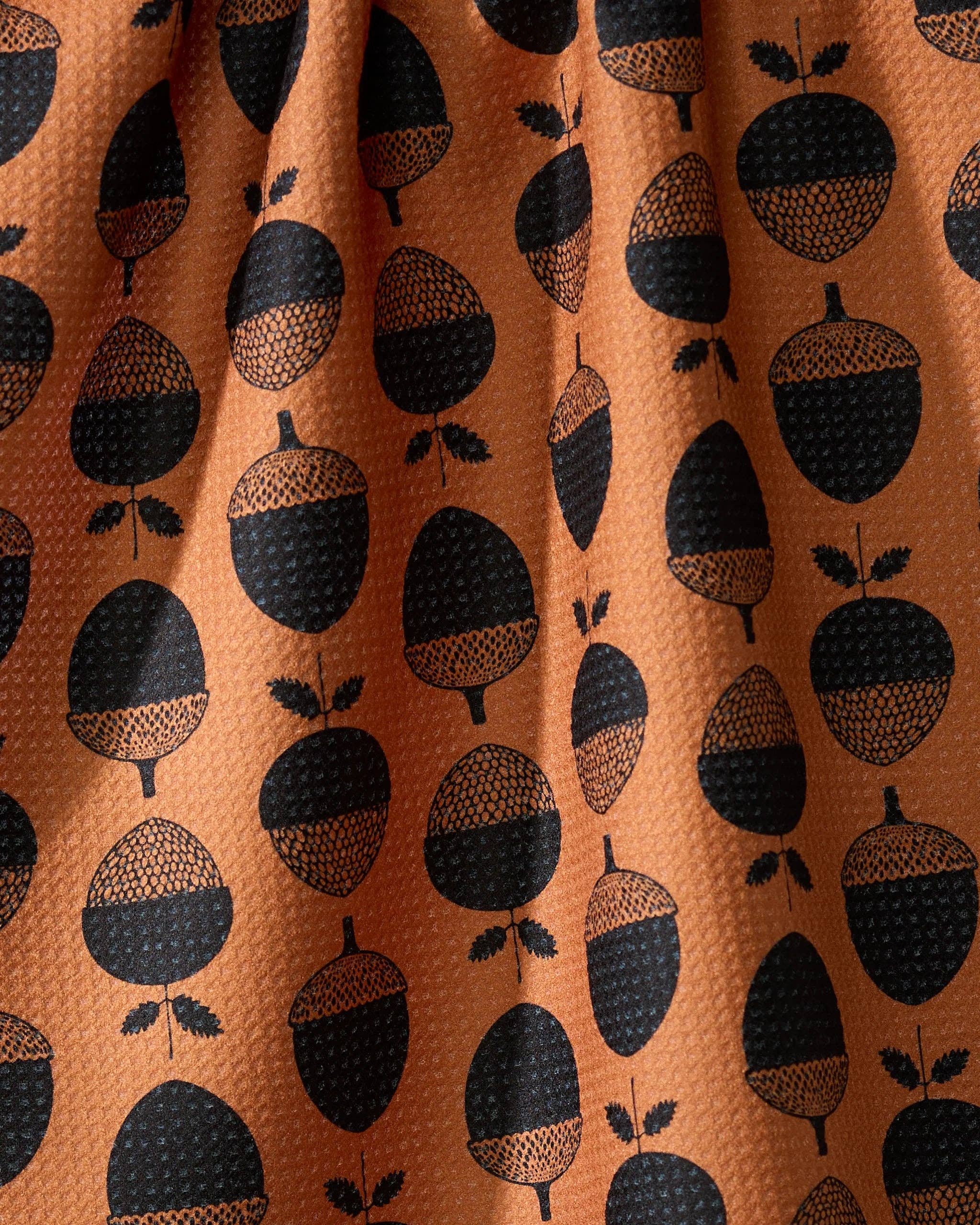 Acorn Noir Tea Towel