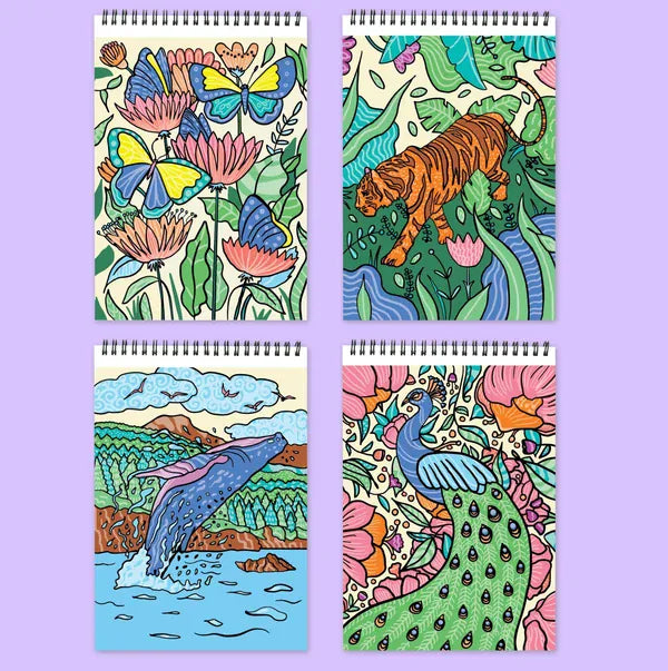 Flow Art - Hidden Patterns - Animals