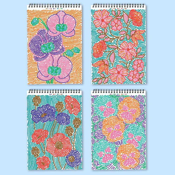 Flow Art - Dot By Letter - Botanicals