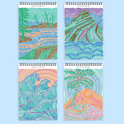 Flow Art - Dot By Letter - Landscapes