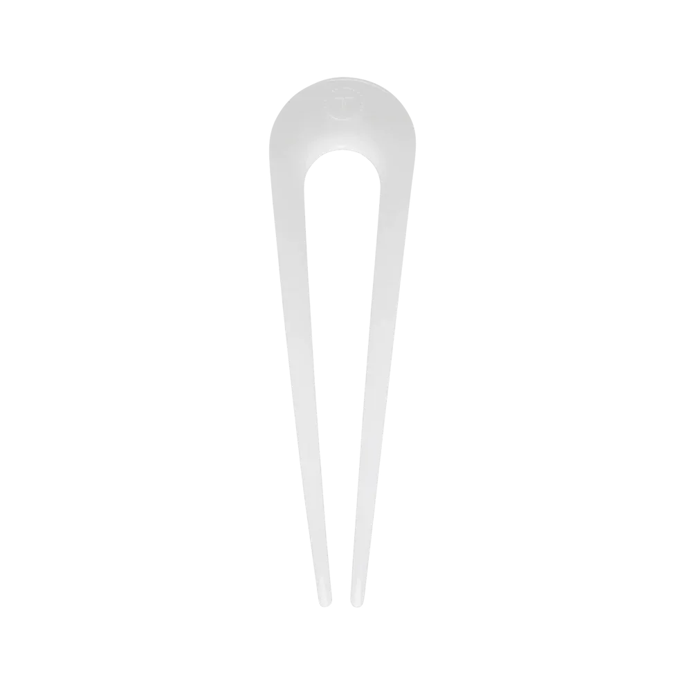 French Hair Pin - Coconut White