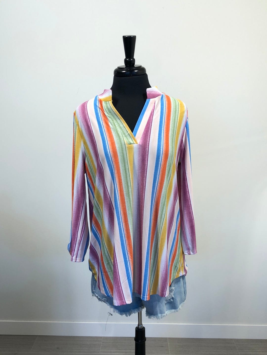 Every Color Stripe Lizzy Top