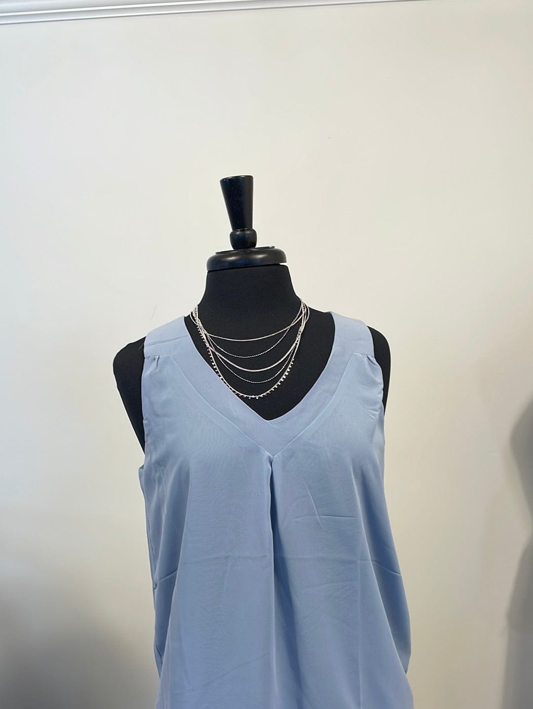 Five Chain Silver Necklace