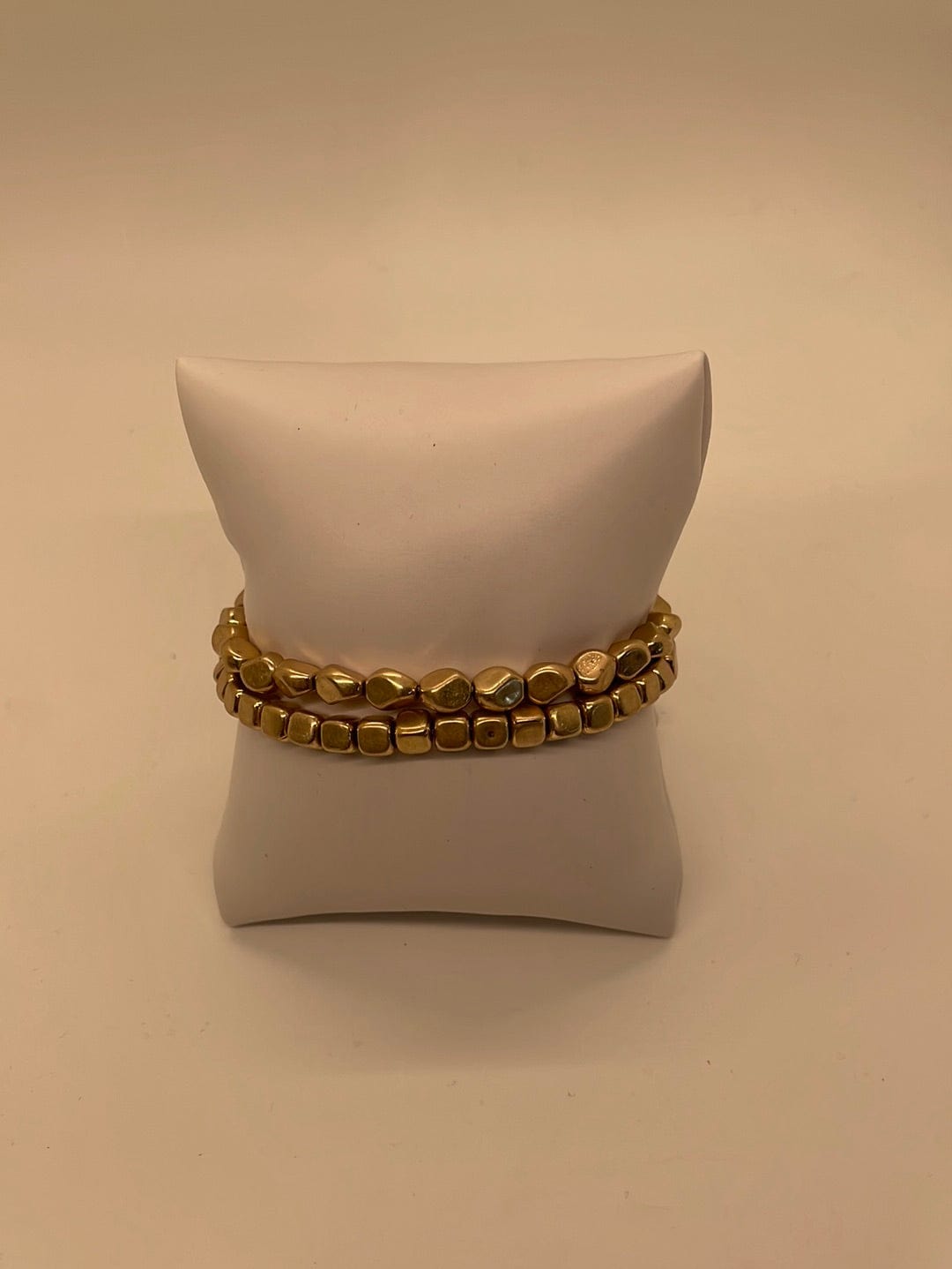 Gold Beaded Bracelet S/2