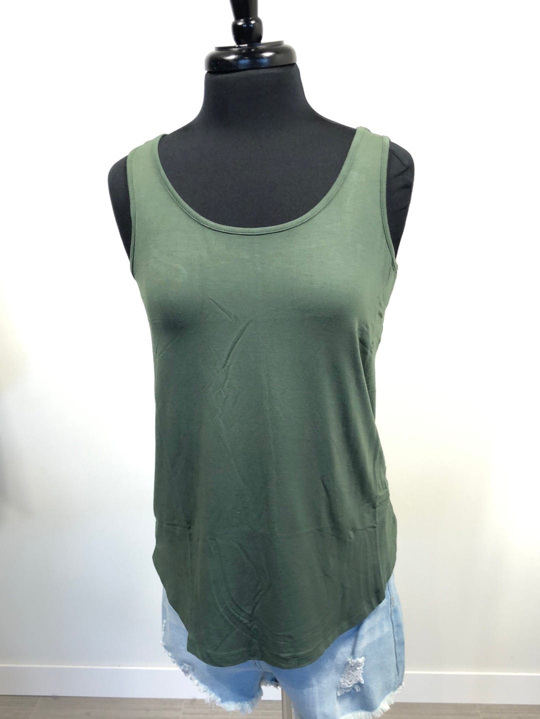 Army Green Essential Modal Tank