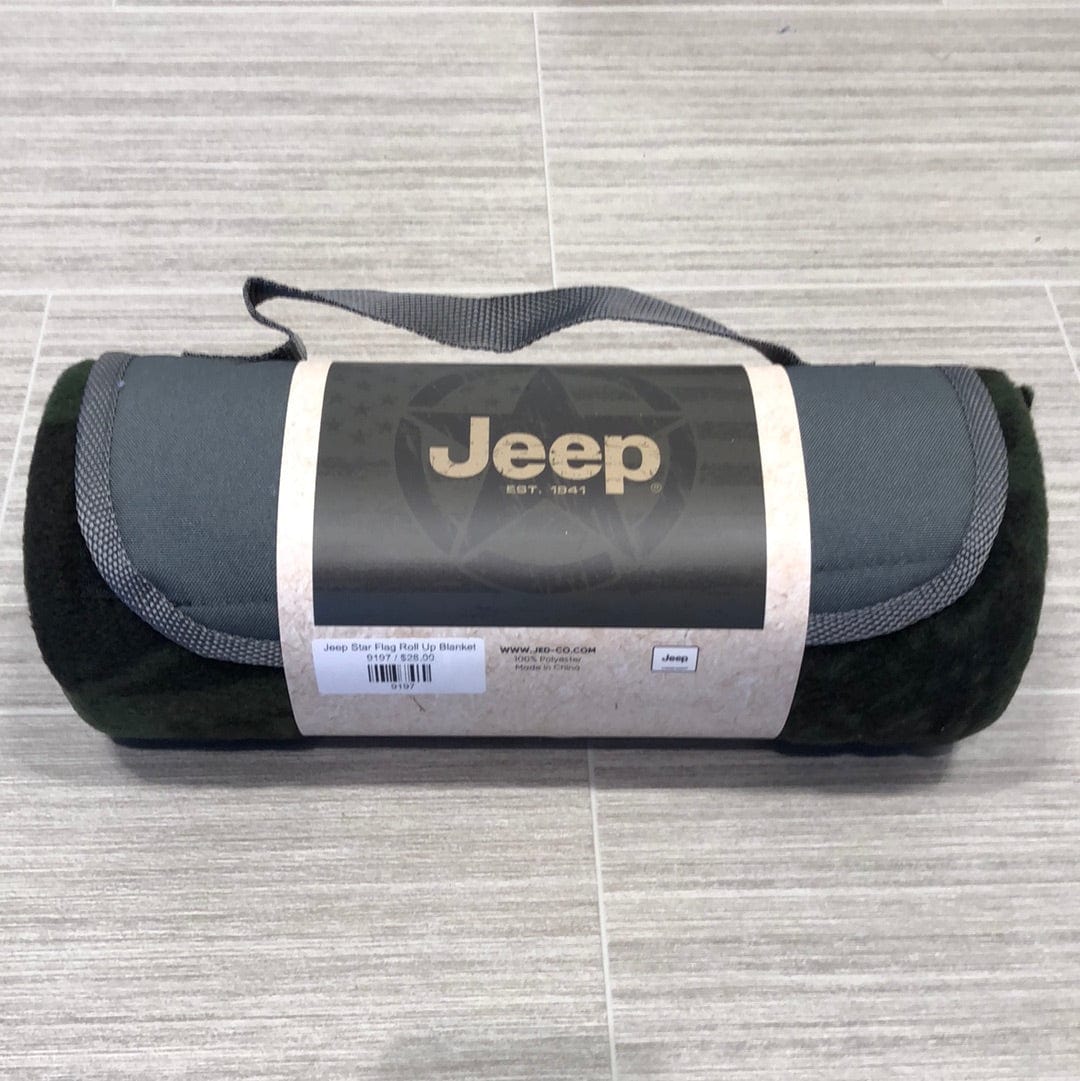 Jeep Star Flag Roll Up Blanket