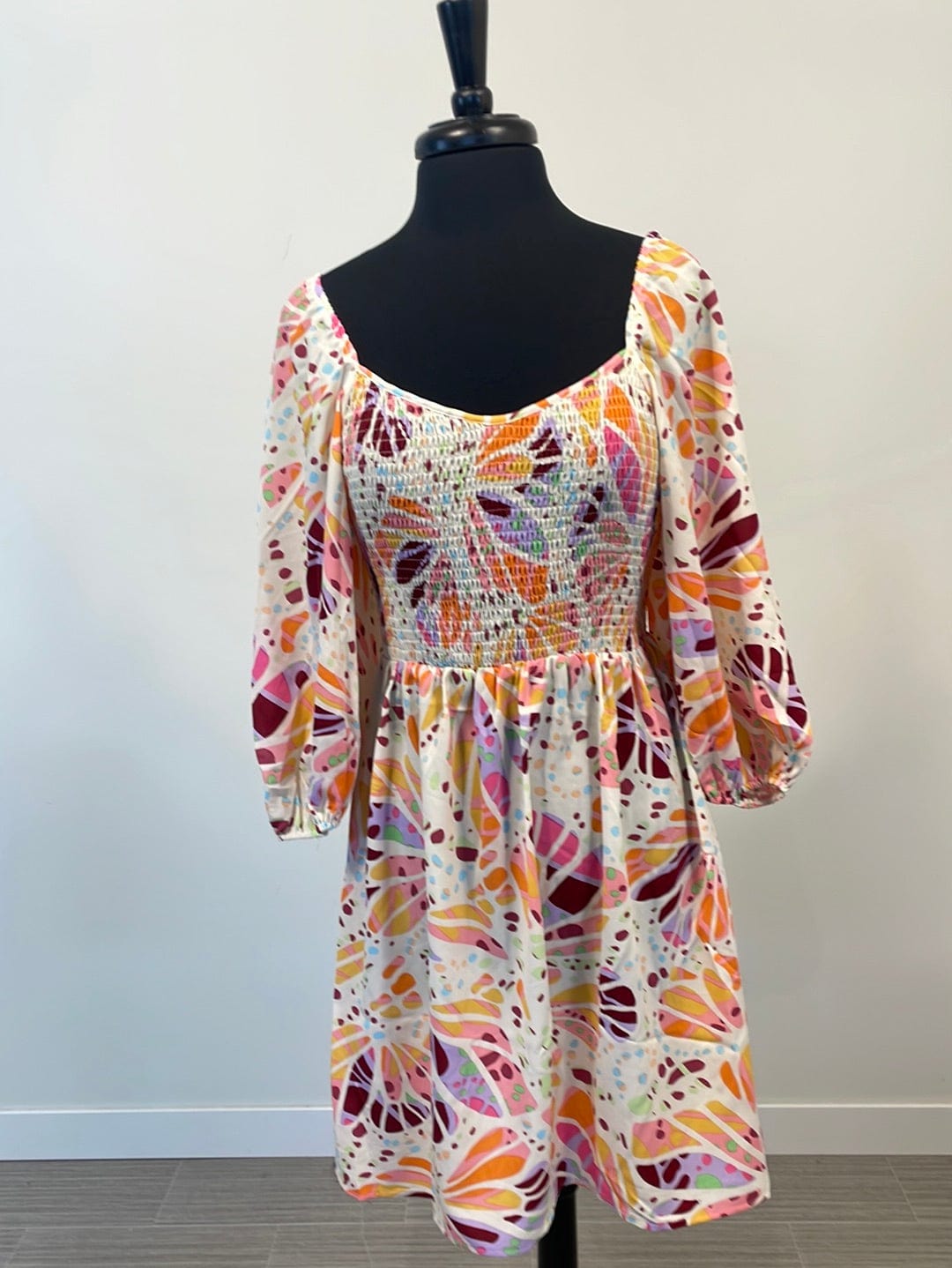 Floral Printed Mini Dress