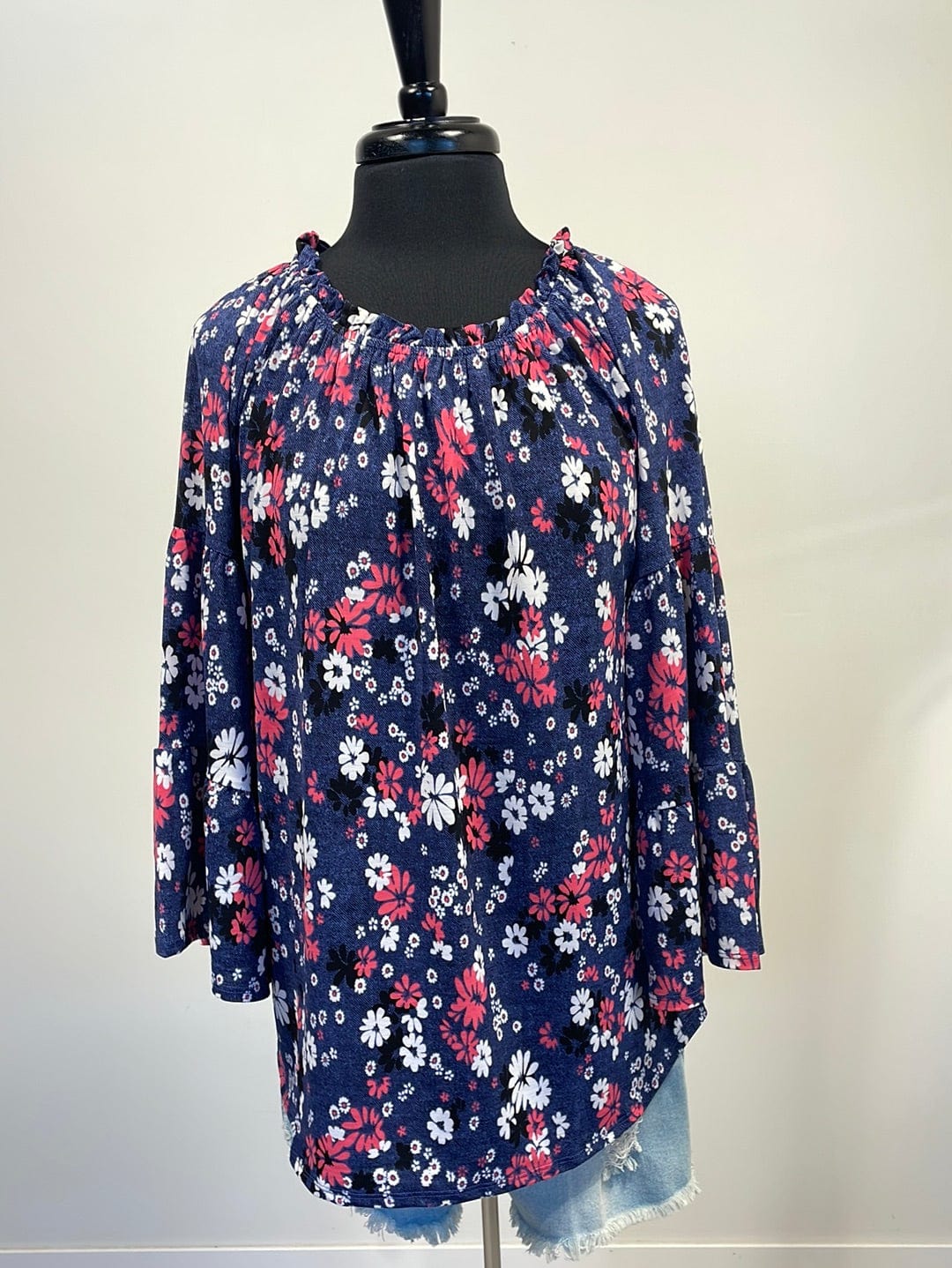 Festive Nashville Bell Sleeve Top
