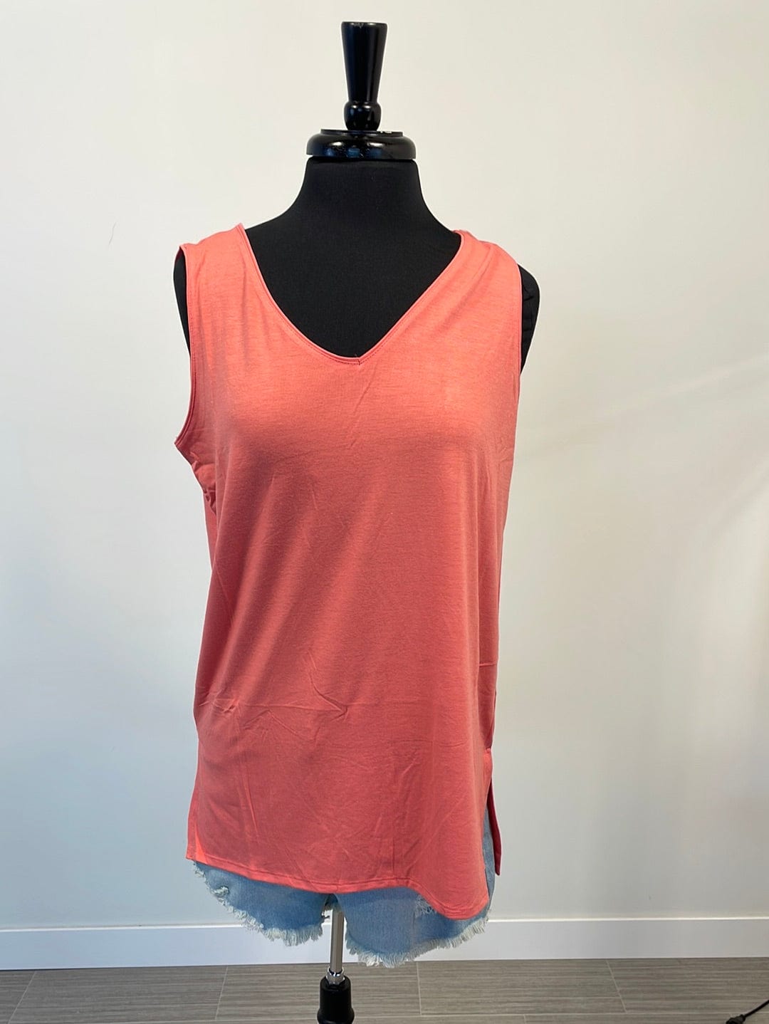 Deep Coral Favorite Layering Tank