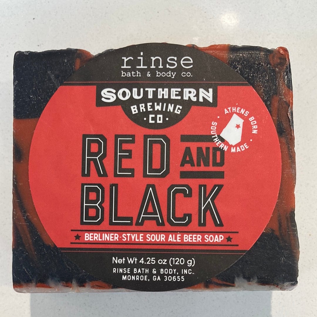 Red & Black Beer Soap