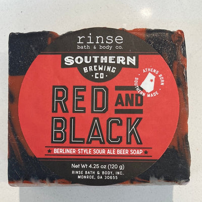 Red & Black Beer Soap