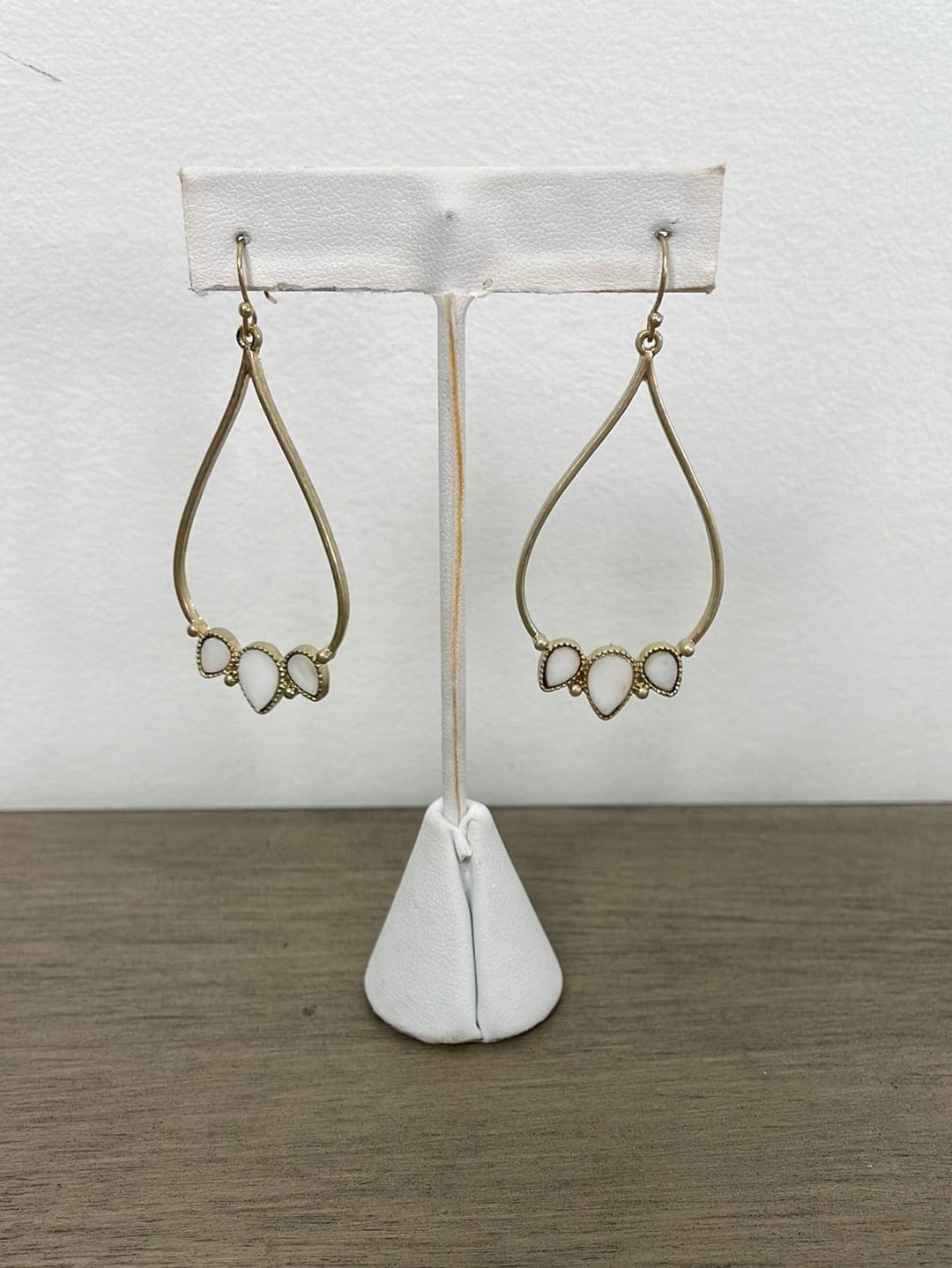 Gold Hanging Teardrop Earrings