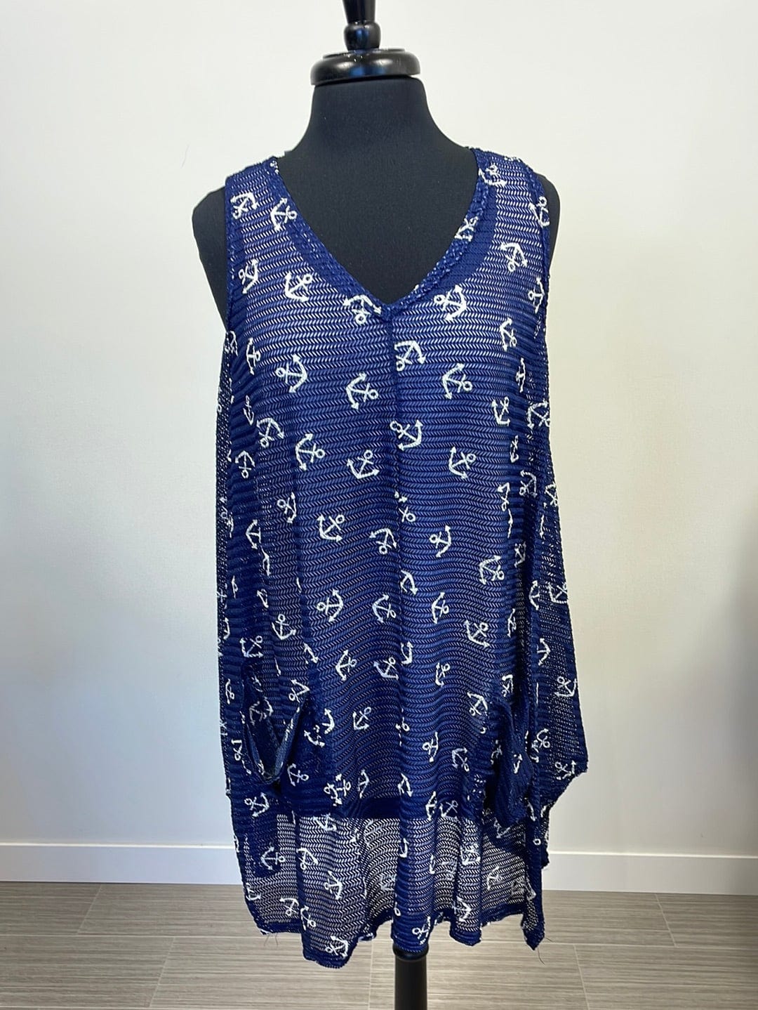 Navy Anchors Away Cover Up